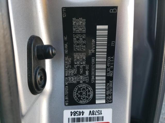 Photo 14 from auction – 2012 TOYOTA SIENNA LE with VIN 5TDKK3DC0CS210883