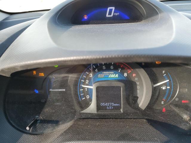 Photo 9 from auction – 2012 HONDA INSIGHT EX with VIN JHMZE2H72CS003561