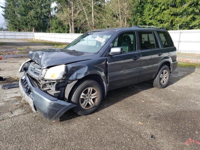 HONDA PILOT EXL 2004 with VIN 2HKYF18524H621398 - Photo from auction
