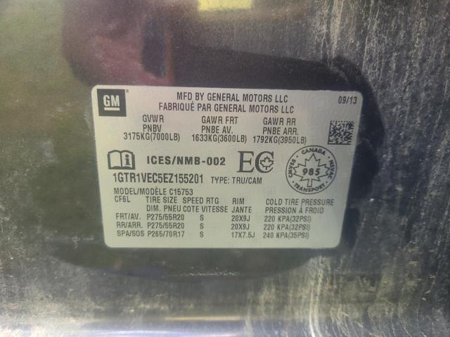 Photo 10 from auction – 2014 GMC SIERRA C15 with VIN 1GTR1VEC5EZ155201
