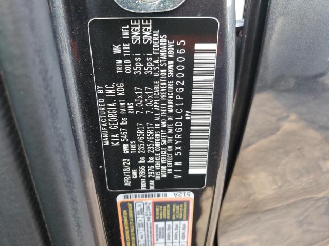 Photo 14 from auction – 2023 KIA SORENTO LX with VIN 5XYRGDLC1PG200065