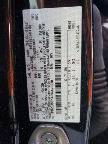 Photo 14 from auction – 2024 FORD ESCAPE with VIN 1FMCU0E14RUA20210