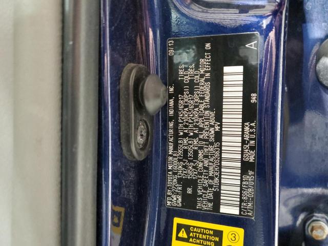 Photo 14 from auction – 2013 TOYOTA HIGHLANDER with VIN 5TDBK3EH7DS266315