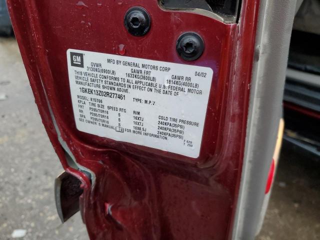 Photo 14 from auction – 2002 GMC YUKON with VIN 1GKEK13Z02R277461