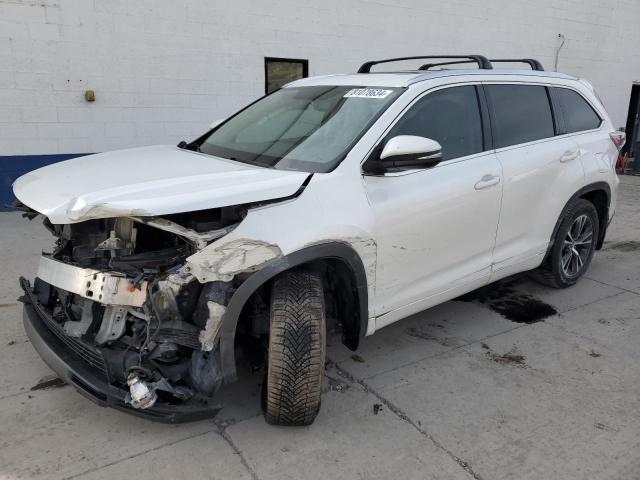 TOYOTA HIGHLANDER 2016 with VIN 5TDJKRFH2GS294900 - Photo from auction