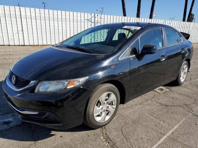HONDA CIVIC LX 2013 with VIN 19XFB2F5XDE271258 - Photo from auction