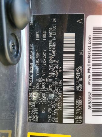 Foto 14 de la subasta – 2015 LEXUS RX 350 con VIN 2T2ZK1BA0FC191362