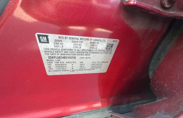 Photo 10 from auction – 2014 GMC TERRAIN DE with VIN 2GKFLUE34E6164740