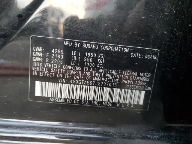 Photo 14 from auction – 2018 SUBARU IMPREZA PR with VIN 4S3GTAB67J3737015