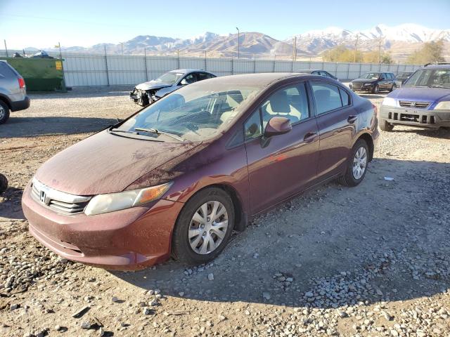 Photo 1 from auction – 2012 HONDA CIVIC LX with VIN 19XFB2F58CE062700
