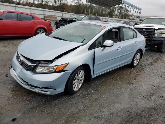 HONDA CIVIC EX 2012 with VIN 2HGFB2F84CH596891 - Photo from auction