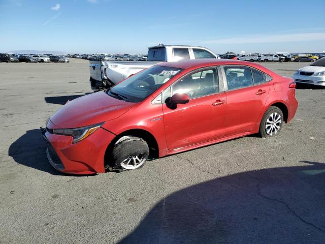 TOYOTA COROLLA LE 2021 with VIN JTDEAMDE7MJ028345 - Photo from auction