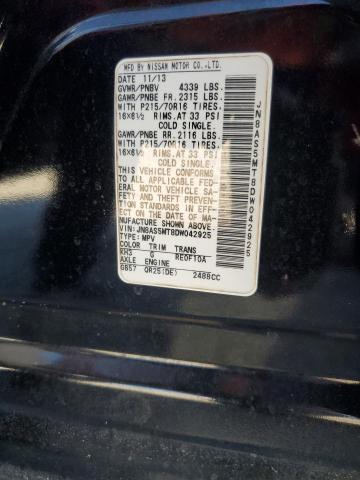 Photo 14 from auction – 2013 NISSAN ROGUE S with VIN JN8AS5MT8DW042925