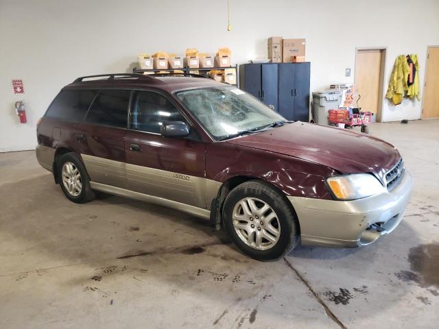 Photo 4 from auction – 2000 SUBARU LEGACY OUT with VIN 4S3BH6656Y7640630