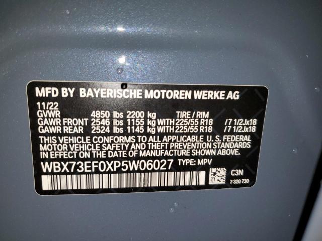 Photo 14 from auction – 2023 BMW X1 XDRIVE2 with VIN WBX73EF0XP5W06027