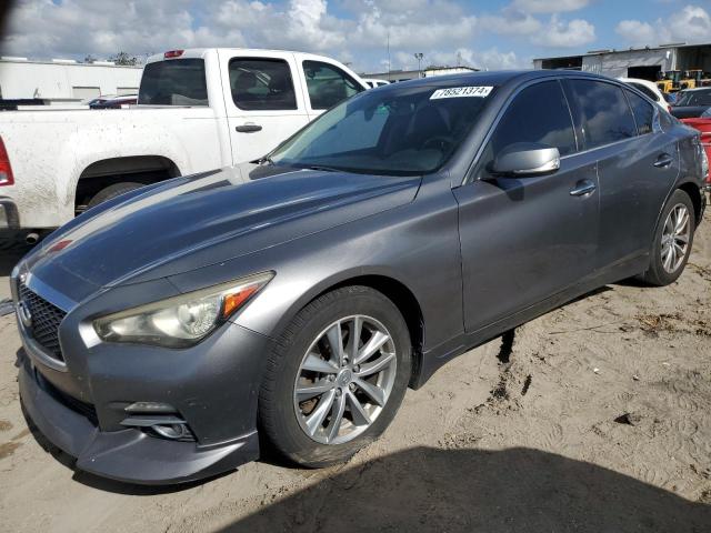 INFINITI Q50 BASE 2017 with VIN JN1CV7AR8HM681049 - Photo from auction