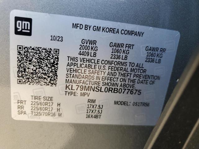 Photo 14 from auction – 2024 CHEVROLET TRAILBLAZE with VIN KL79MNSL0RB077675