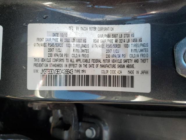 Photo 14 from auction – 2014 MAZDA CX-9 GRAND with VIN JM3TB3DV3E0428643