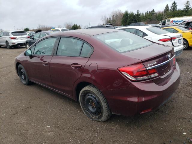 Photo 2 from auction – 2015 HONDA CIVIC LX with VIN 2HGFB2F51FH050107