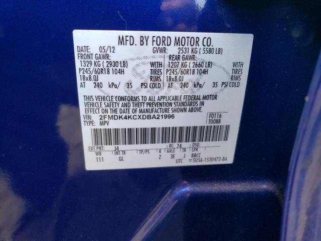 Photo 14 from auction – 2013 FORD EDGE LIMIT with VIN 2FMDK4KCXDBA21996