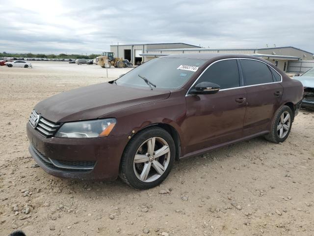 Photo 1 from auction – 2012 VOLKSWAGEN PASSAT SE with VIN 1VWBH7A33CC069459