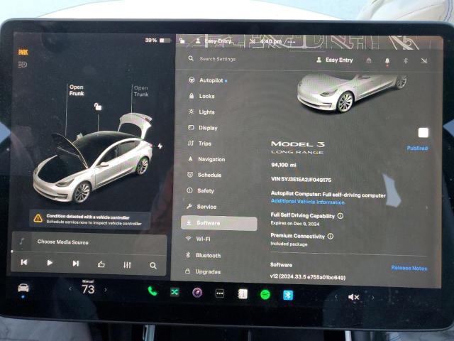 Снимка 9 от търг – 2018 TESLA MODEL 3 с VIN 5YJ3E1EA2JF049175
