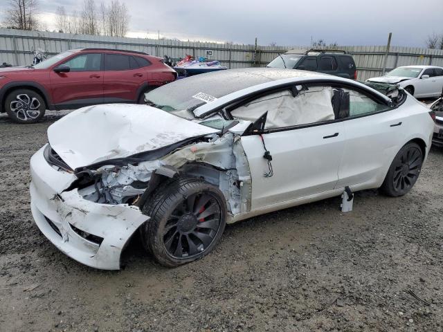 TESLA MODEL 3 2023 with VIN 5YJ3E1EC1PF490032 - Photo from auction