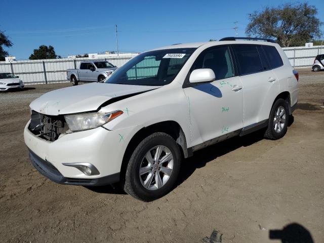 TOYOTA HIGHLANDER 2013 with VIN 5TDZK3EH9DS140195 - Photo from auction