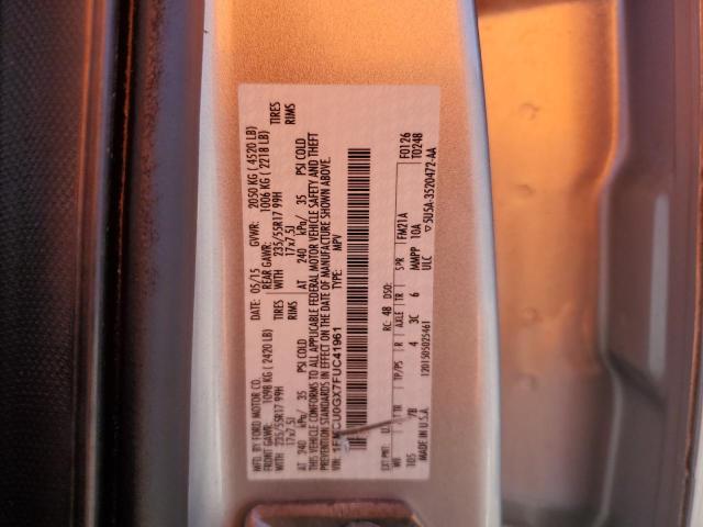 Photo 14 from auction – 2015 FORD ESCAPE SE with VIN 1FMCU0GX7FUC41961