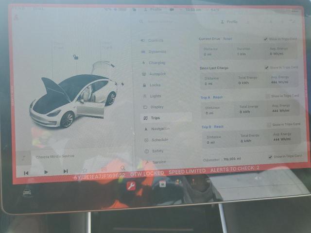 Photo 9 from auction – 2018 TESLA MODEL 3 with VIN 5YJ3E1EA7JF169652
