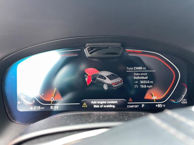 Photo 9 from auction – 2022 BMW 750 XI with VIN WBA7U2C04NCH34141