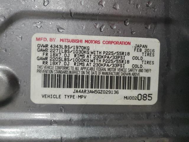 Photo 14 from auction – 2016 MITSUBISHI OUTLANDER with VIN JA4AR3AW5GZ029136