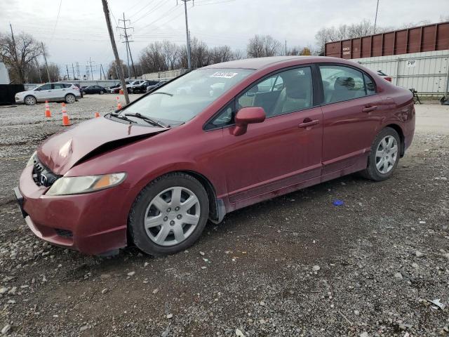 HONDA CIVIC LX 2011 with VIN 19XFA1F51BE005654 - Photo from auction