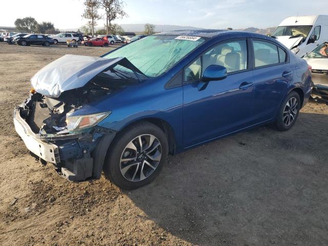 HONDA CIVIC EX 2013 with VIN 2HGFB2F8XDH539788 - Photo from auction