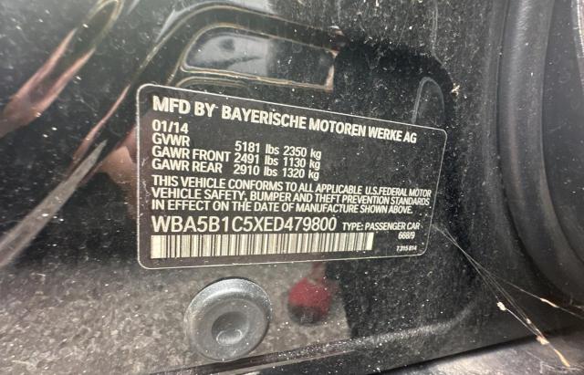 Photo 10 from auction – 2014 BMW 535 I with VIN WBA5B1C5XED479800