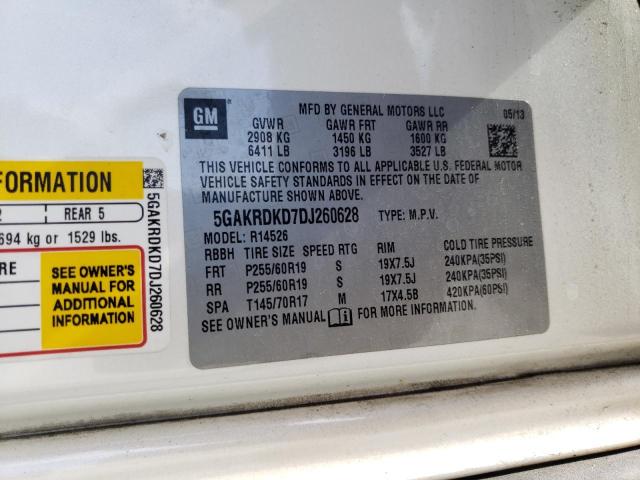 Photo 14 from auction – 2013 BUICK ENCLAVE with VIN 5GAKRDKD7DJ260628