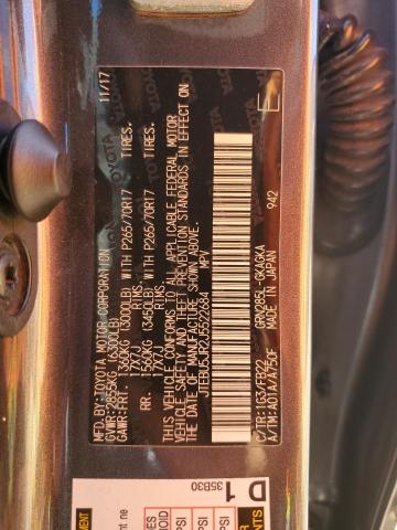 Photo 14 from auction – 2018 TOYOTA 4RUNNER SR with VIN JTEBU5JR2J5522684