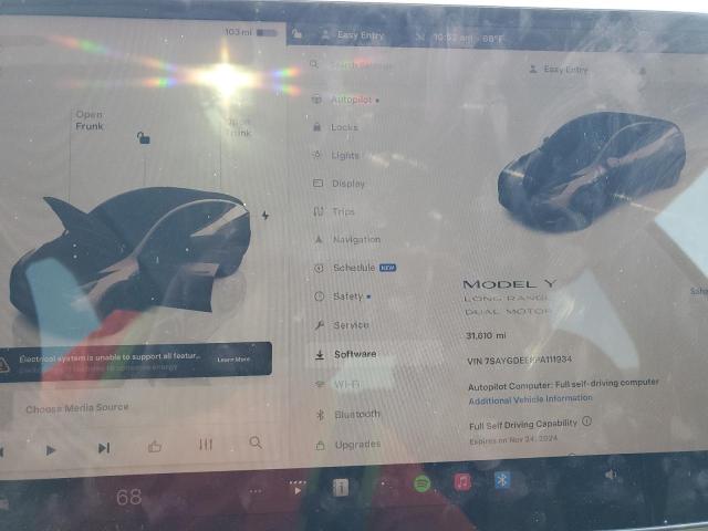 Photo 9 from auction – 2023 TESLA MODEL Y with VIN 7SAYGDEE6PA111934
