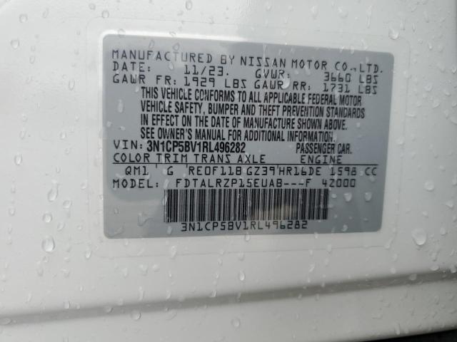 Photo 14 from auction – 2024 NISSAN KICKS S with VIN 3N1CP5BV1RL496282