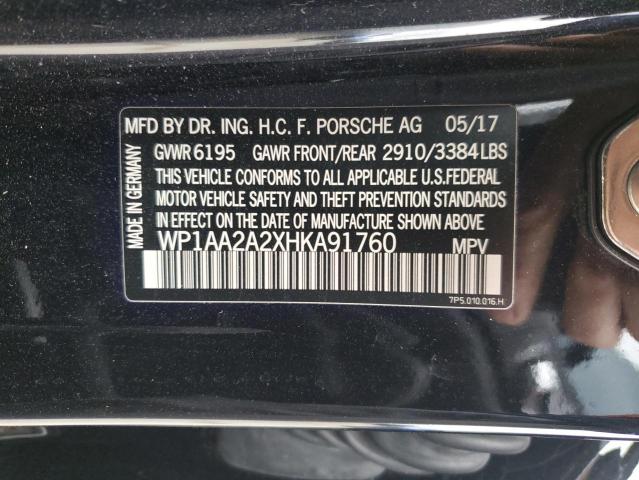 Photo 14 from auction – 2017 PORSCHE CAYENNE with VIN WP1AA2A2XHKA91760