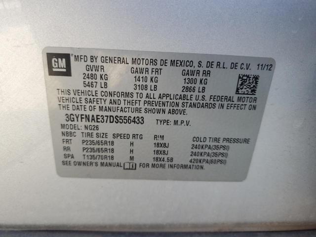 Photo 14 from auction – 2013 CADILLAC SRX with VIN 3GYFNAE37DS556433
