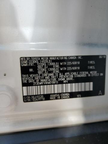 Photo 14 from auction – 2019 TOYOTA RAV4 XSE with VIN 2T3EWRFVXKW019813