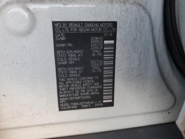 Photo 14 from auction – 2016 NISSAN ROGUE S with VIN KNMAT2MT8GP721583