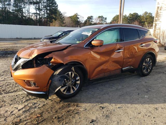 NISSAN MURANO S 2016 with VIN 5N1AZ2MG7GN123395 - Photo from auction