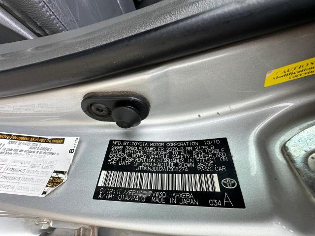 Photo 10 from auction – 2010 TOYOTA PRIUS with VIN JTDKN3DU2A1308274
