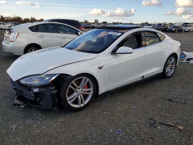 TESLA MODEL S 2015 with VIN 5YJSA1E40FF110998 - Photo from auction