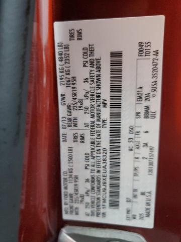 Photo 14 from auction – 2014 FORD ESCAPE TIT with VIN 1FMCU9J9XEUA38320