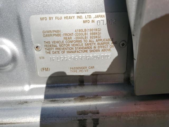 Photo 14 from auction – 2003 SUBARU IMPREZA WR with VIN JF1GG29693G804005