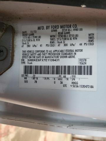 Photo 14 from auction – 2014 FORD TRANSIT CO with VIN NM0KE6FX7E1139431
