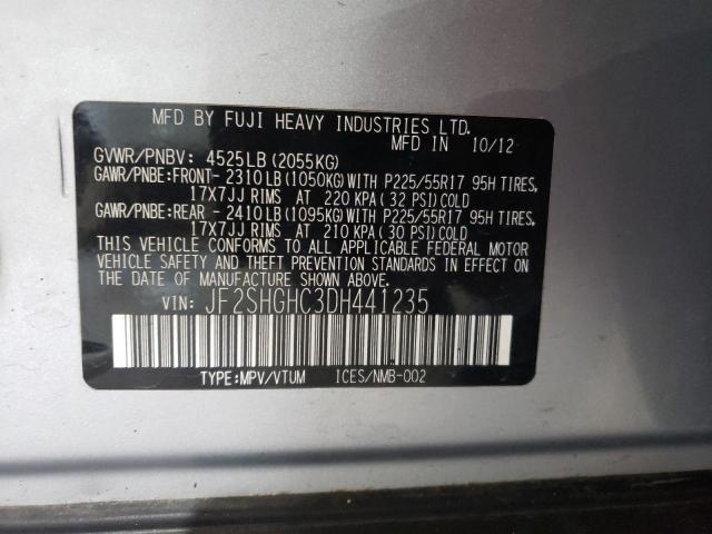 Photo 14 from auction – 2013 SUBARU FORESTER T with VIN JF2SHGHC3DH441235
